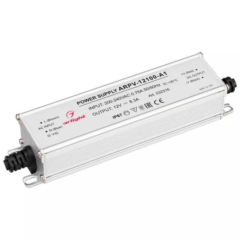   ARPV-12100-A1 (12V, 8.3A, 100W) (Arlight, IP67 , 3 )