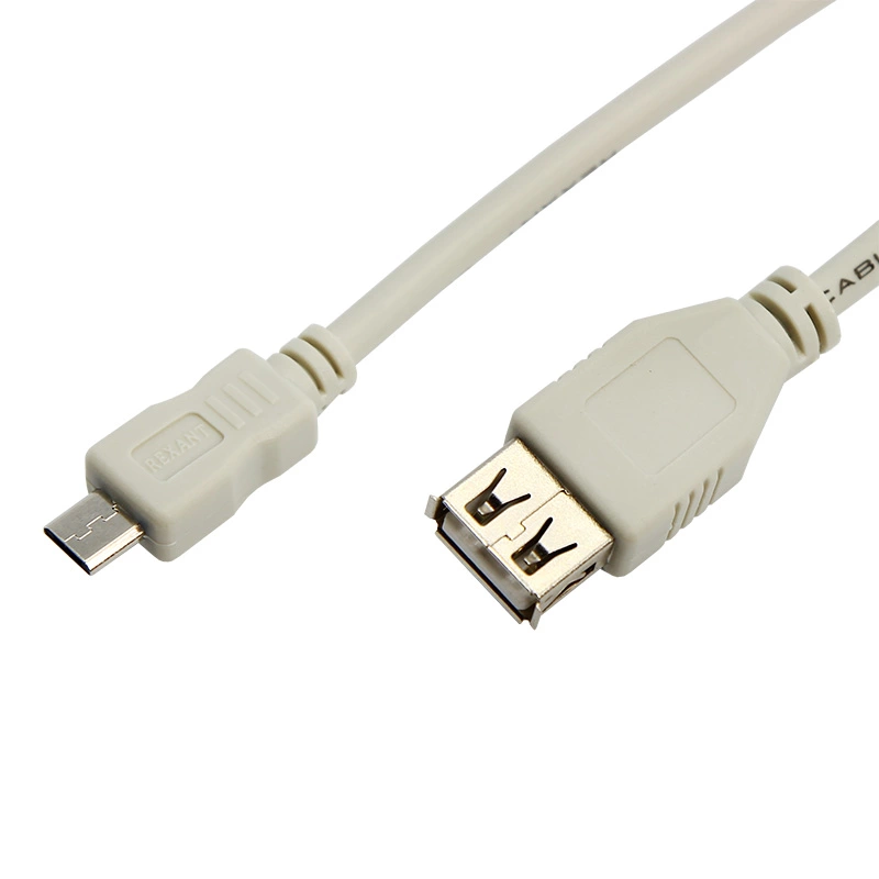  micro USB (male) - USB-A (female) 0.2M REXANT