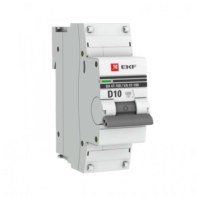   EKF PROxima  47-100 - 1P - 10A - D - 10kA - 1M