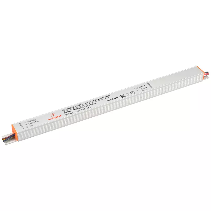   ARV-24036-LONG-D (24V, 1.5A, 36W)