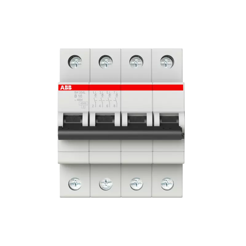   ABB SH204L - 4P - 10A - B - 4.5kA - 4M - 440