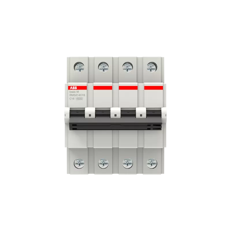   ABB Basic M - 4P - 16A - C - 4.5kA - 4M - 400