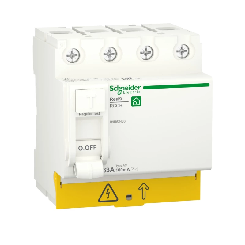    (/) Schneider Resi9 - 3P+N - 63A - AC - 100mA