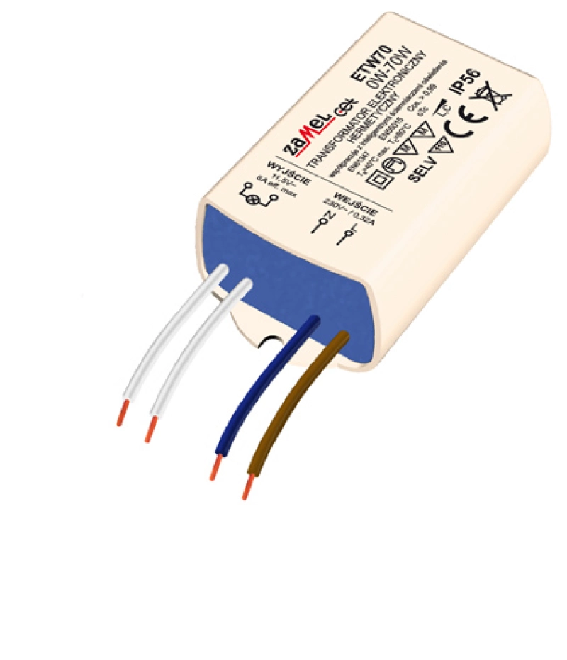   230/11,5V 0-70W . IP56