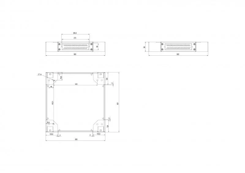 Hyperline TLT2-661-RAL9004  600600100 (),    TTB,   (RAL 9004)