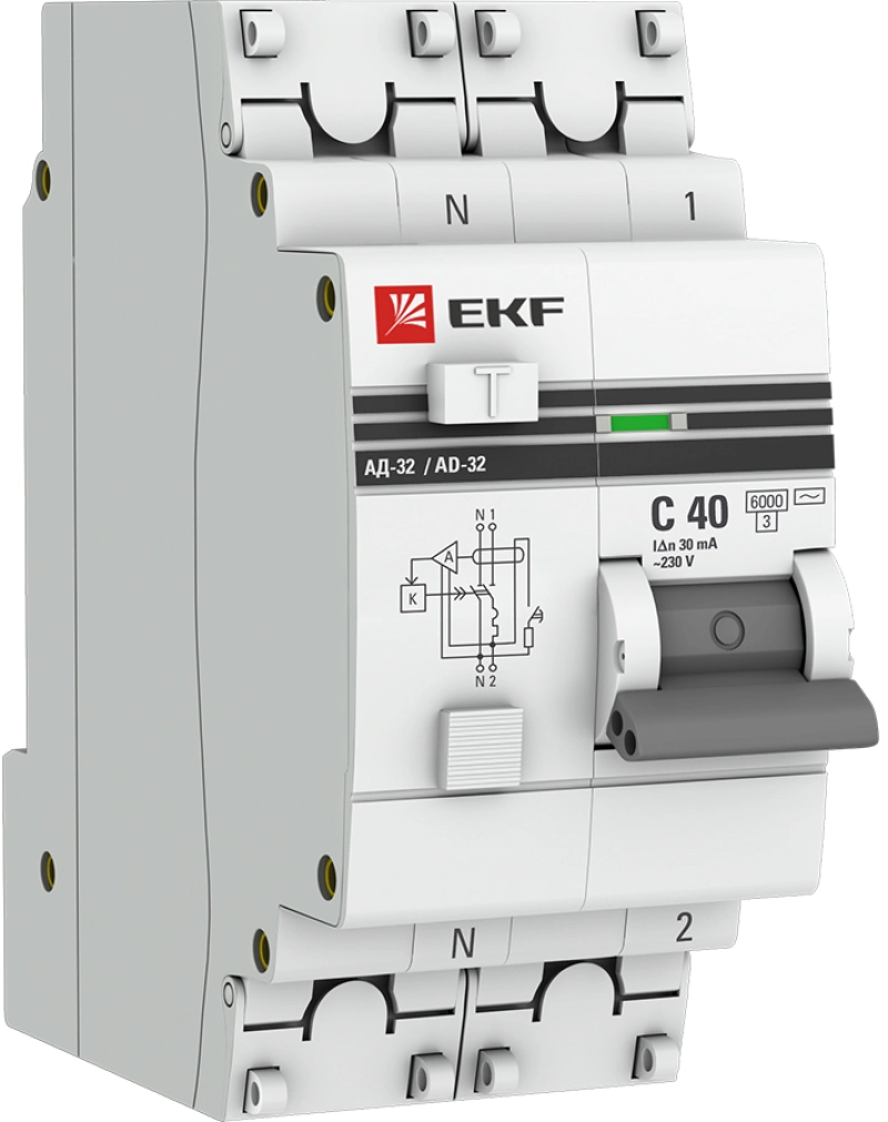   () EKF PROxima -32 - 1P+N - 40A - AC - 300mA -   C - 6kA 