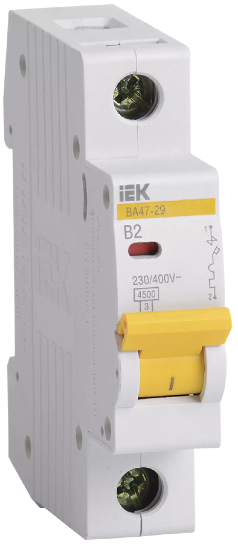   IEK 47-29 - 1P - 2A - B - 4.5kA - 1M