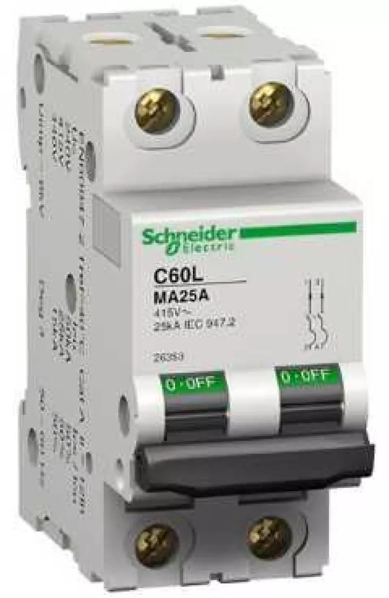   Schneider Multi9 C60 - 2P - 1.6A - MA - 20kA - 2M