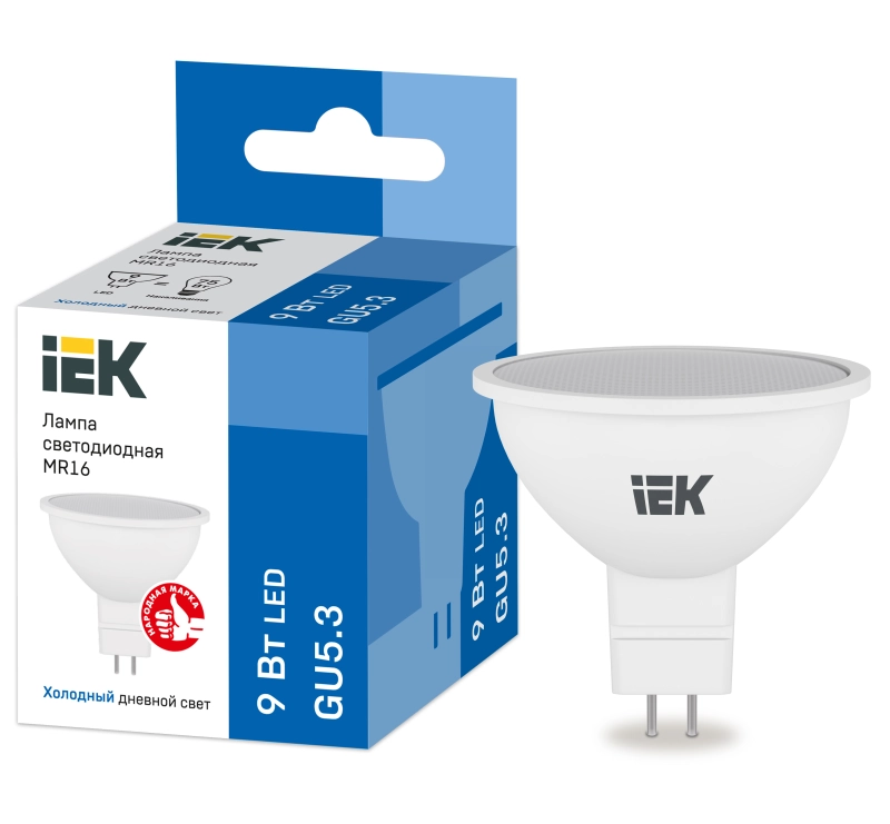  LED MR16  9 230 6500 GU5.3 IEK