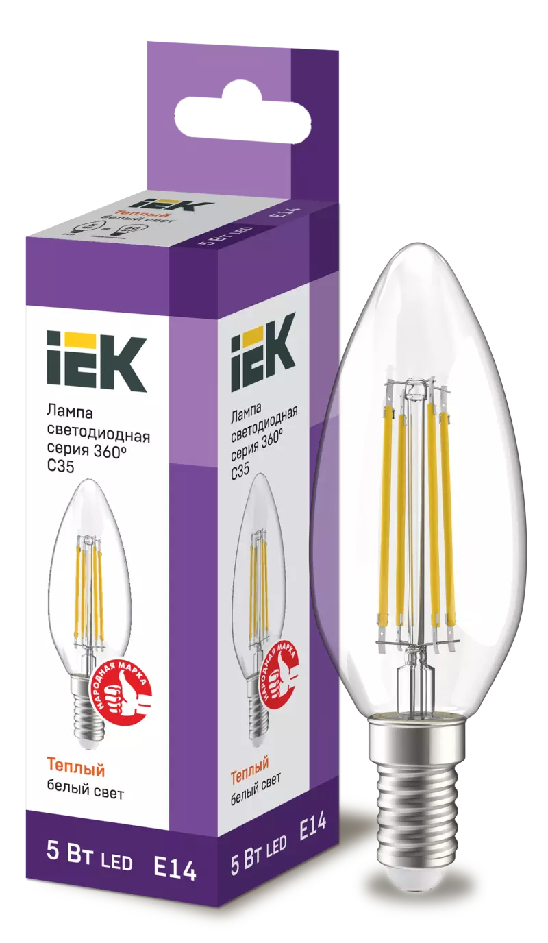  LED C35  . 5 230 3000 E14  360 IEK