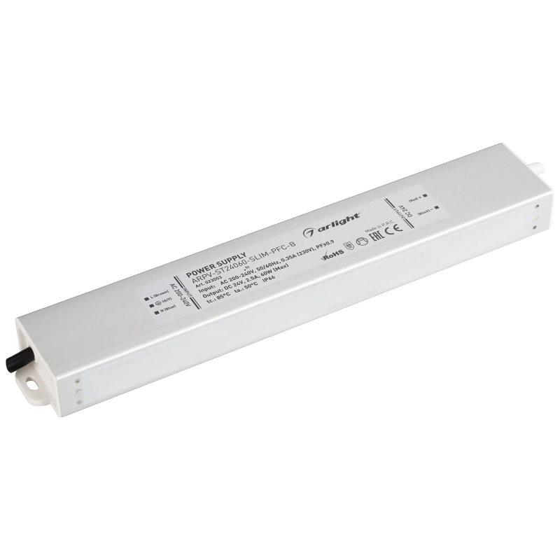   ARPV-ST24060-SLIM-PFC-B (24V, 2.5A, 60W)