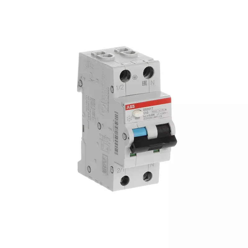   () ABB DS200 - 2P - 25A - A - 30mA -  C - 6kA