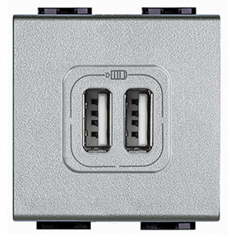   USB Bticino  2 , USB-A x 2, 3A ()