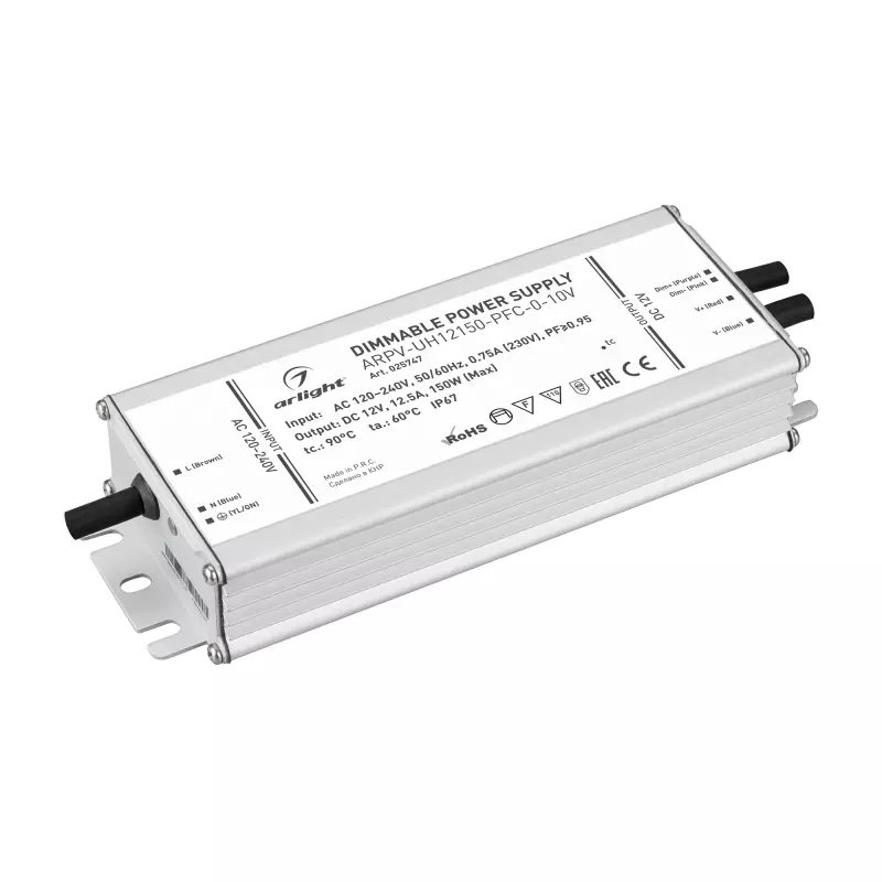   ARPV-UH12150-PFC-0-10V (12V, 12.5A, 150W) (Arlight, IP67 , 7 )