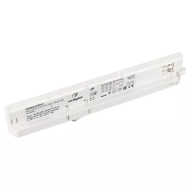      ARJ-SP30-4TR-PFC-ADJ-TRIAC WH (30W, 0.6-0.75A, 27-40V) (Arlight, IP20 , 5 )