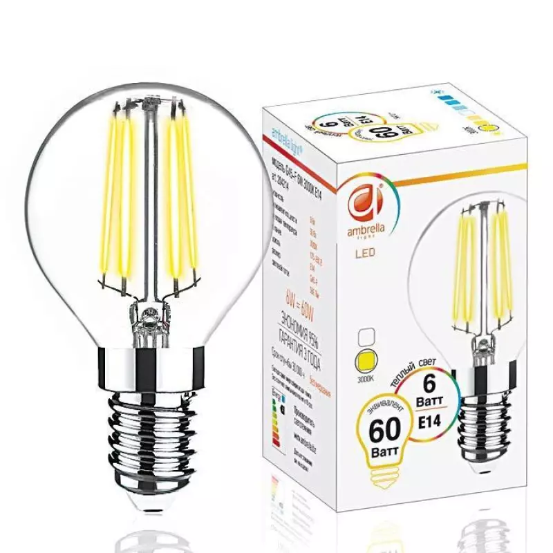    Ambrella light E14 6W 3000K  204214