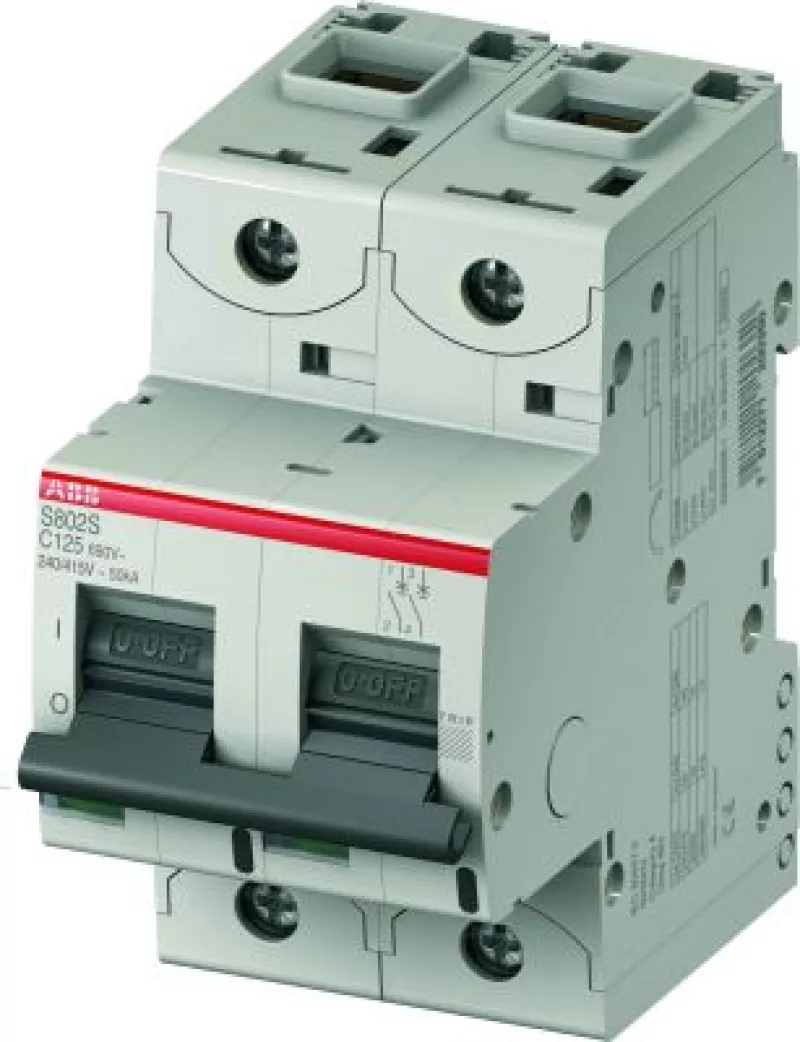   ABB S802C - 2P - 100A - C - 25kA - 2M - 440