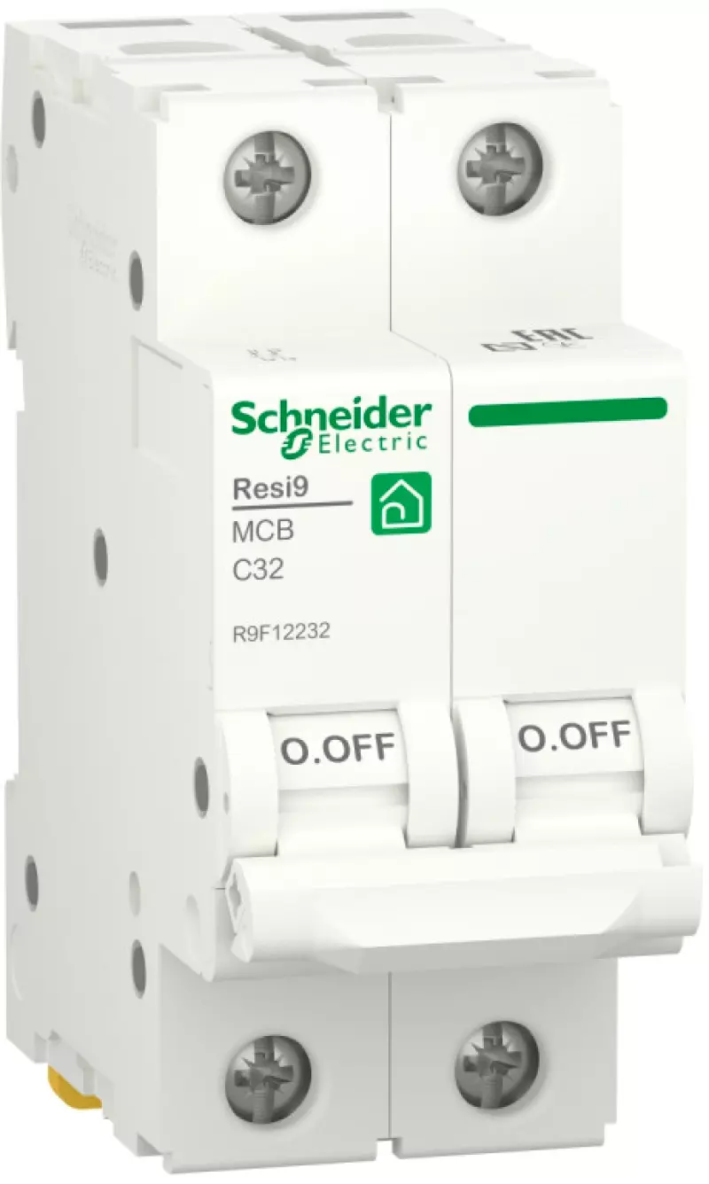   Schneider Resi9 - 2P - 32A - C - 6kA - 1M - 400