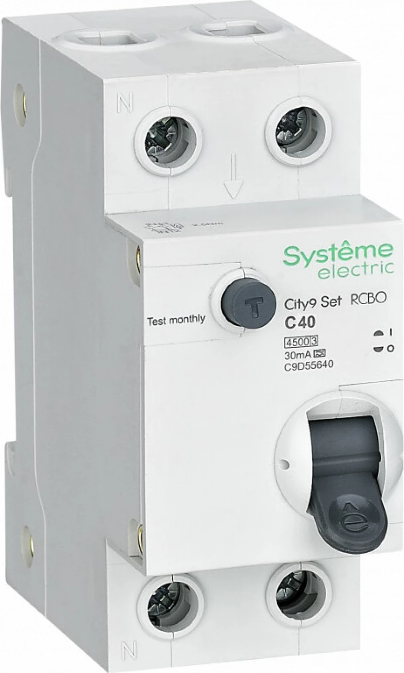   () Systeme City9 Set - 1P+N - 40A - A - 30mA -  C - 4.5kA