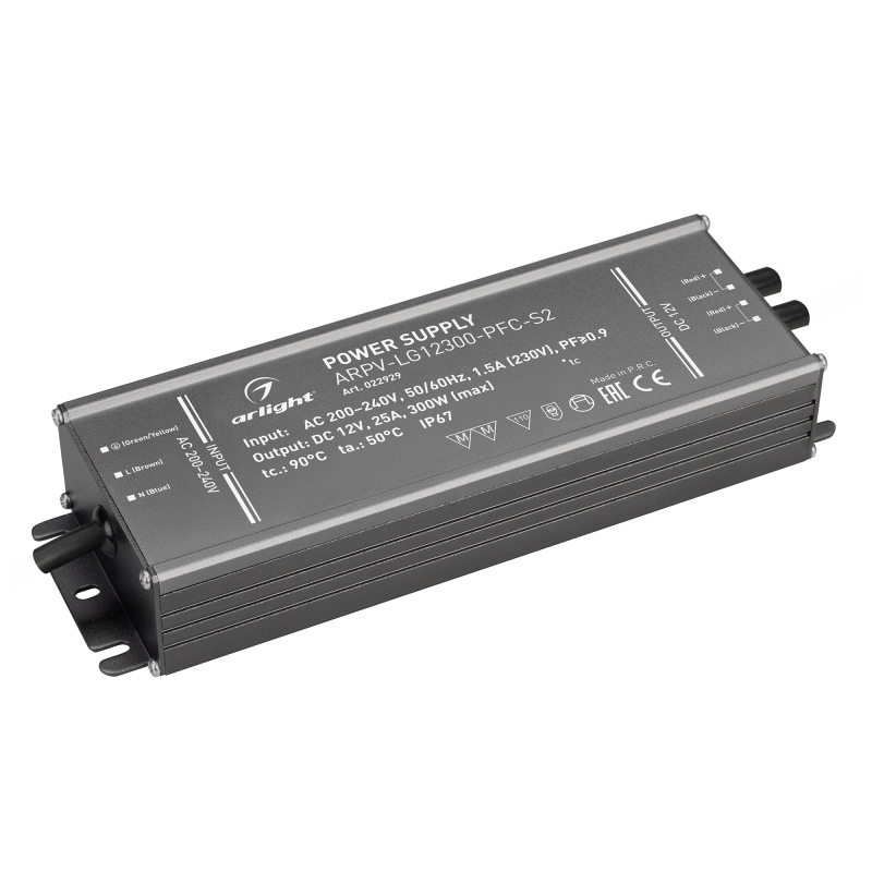   ARPV-LG12300-PFC-S2 (12V, 25.0A, 300W)