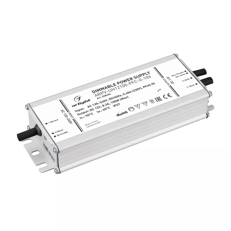   ARPV-UH12100-PFC-0-10V (12V, 8.3A, 100W) (Arlight, IP67 , 7 )