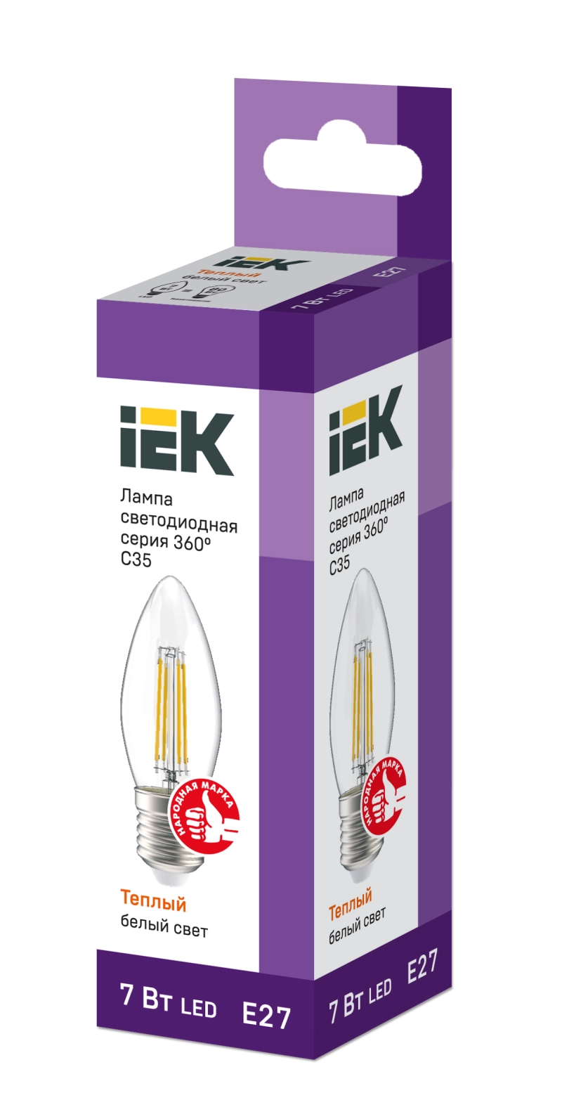  LED C35  . 7 230 3000 E27  360 IEK