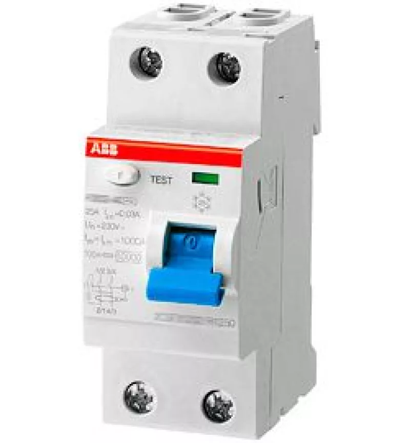    (/) ABB F202 - 1P+N - 25A - AC - 100mA