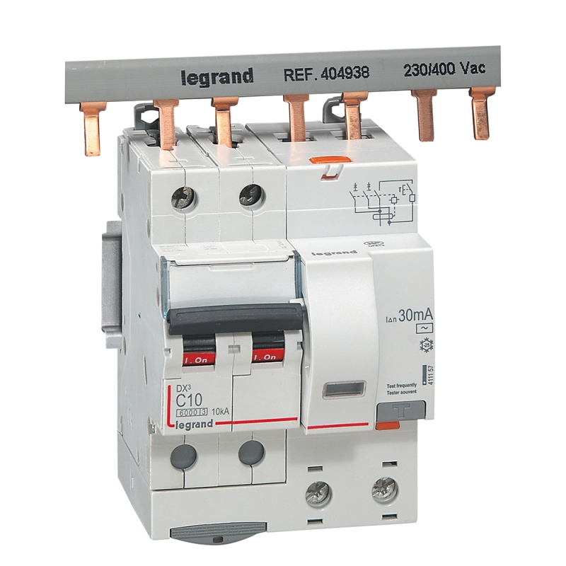   () Legrand DX3 - 2P - 10A - AC - 30mA -  C - 6kA