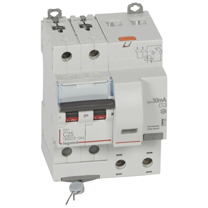   () Legrand DX3 - 2P - 25A - AC - 30mA -  C - 6kA