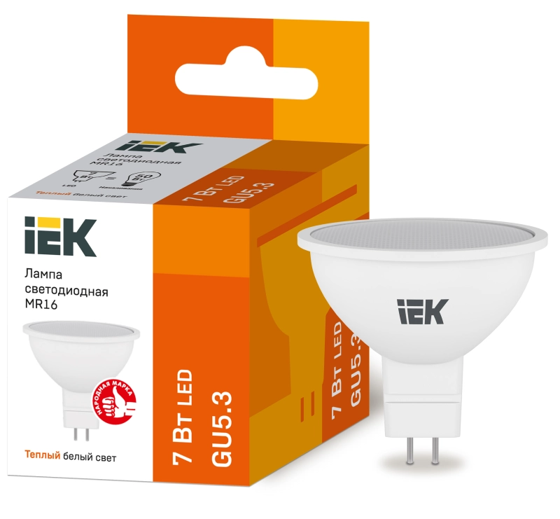   ECO MR16  7 230 3000 GU5.3 IEK