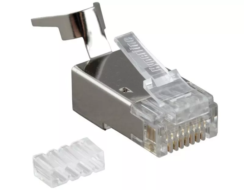 Hyperline PLUG-8P8C-UV-C6-TW-SH-10  RJ-45(8P8C)   ,  6 (50 