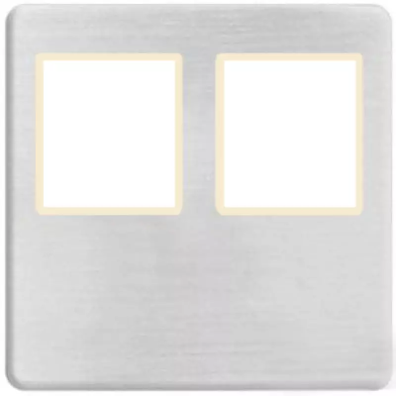    2- .  RJ-45 (nickel satin, )