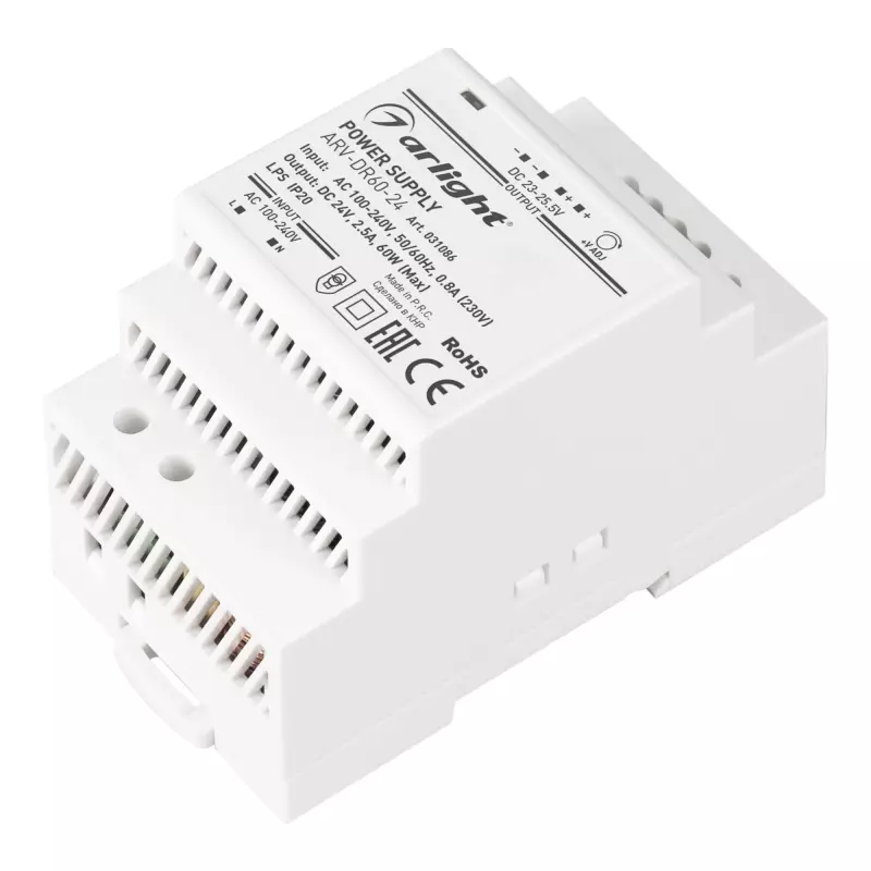   ARV-DR60-24 (24V, 2.5A, 60W)