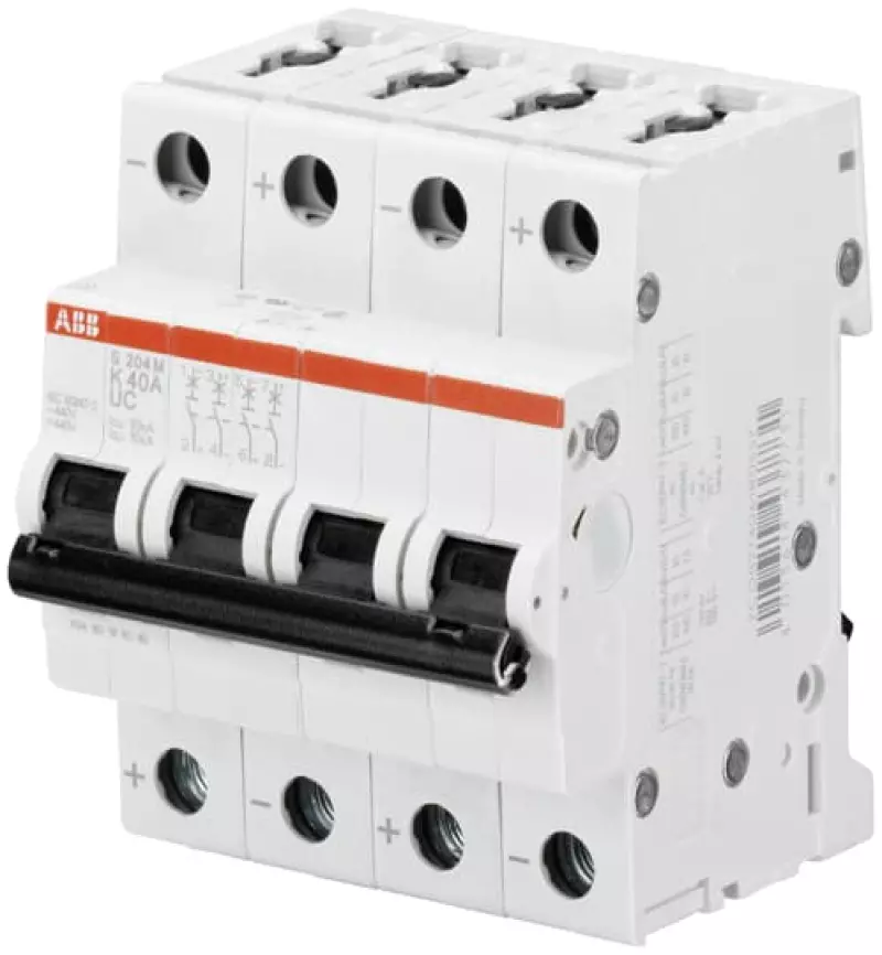   ABB S204M UC - 4P - 50A -  Z - 6kA - 4M - 440