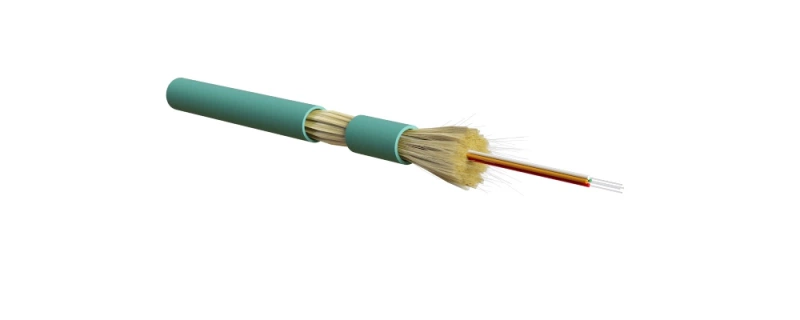 Hyperline FO-DT-IN-503-4-LSZH-AQ  - 50/125 (OM3) , 4 ,    (tight buffer),   , LSZH, ()-HF, -40C - +70C,  (aqua)