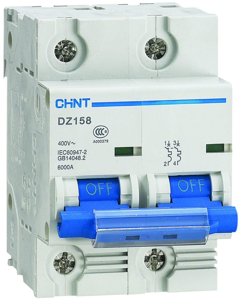   Chint DZ158-125H - 2P - 100A -  K - 10kA - 3M - 400 