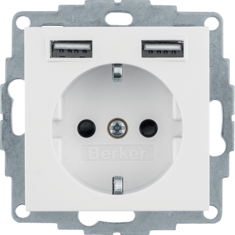  SCHUKO  2 USB-  , Q.x, :  