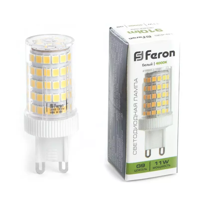   Feron G9 11W 4000K  LB-435 38150