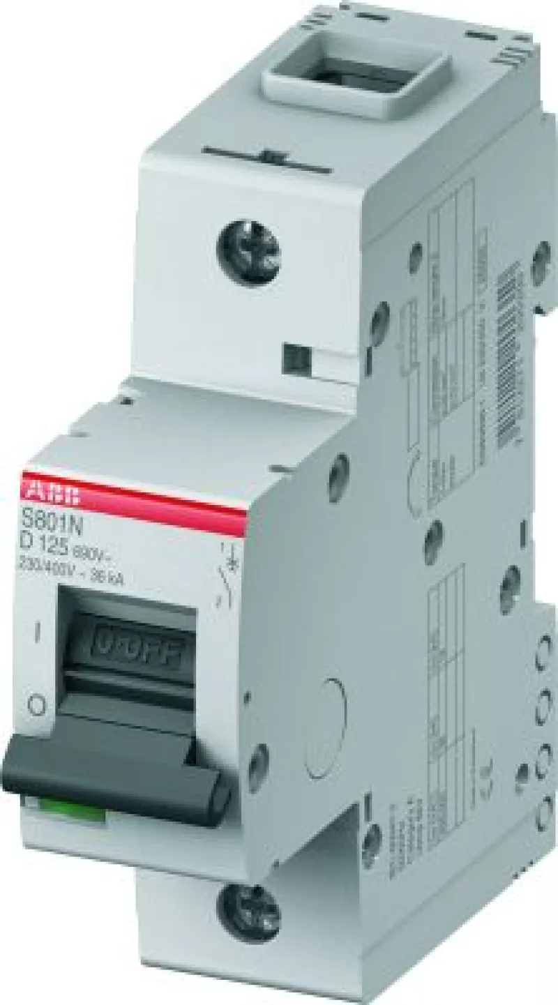   ABB S801N - 1P - 25A - D - 36kA - 1M - 690