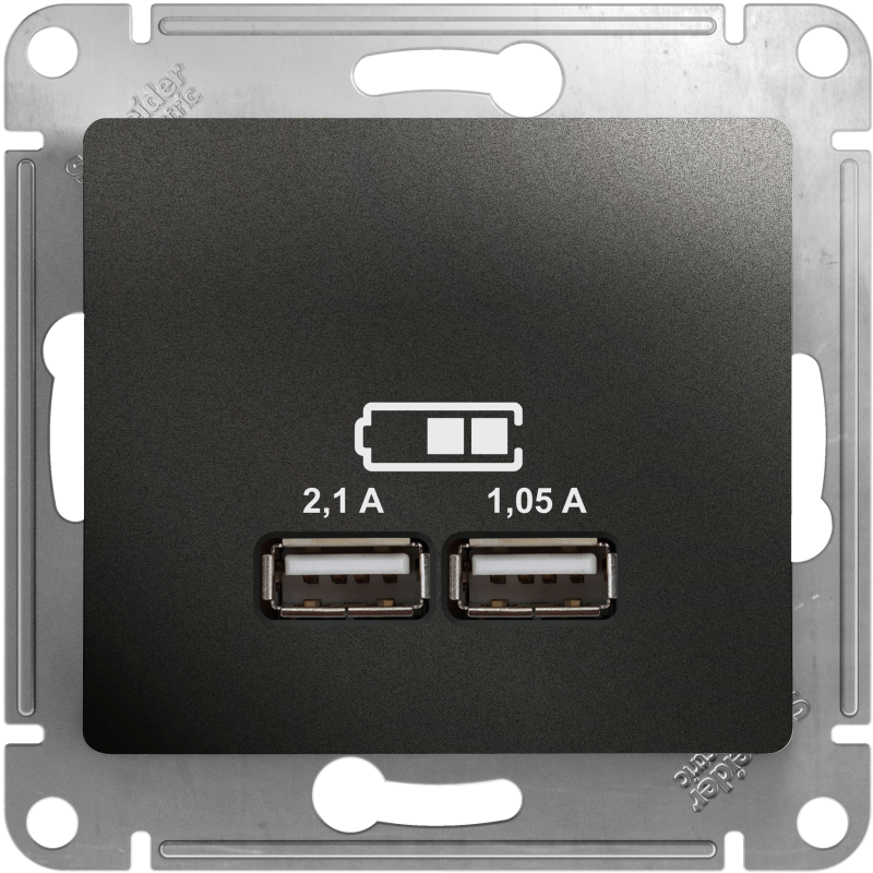   USB Schneider, USB-A x 2, 2.1A ()