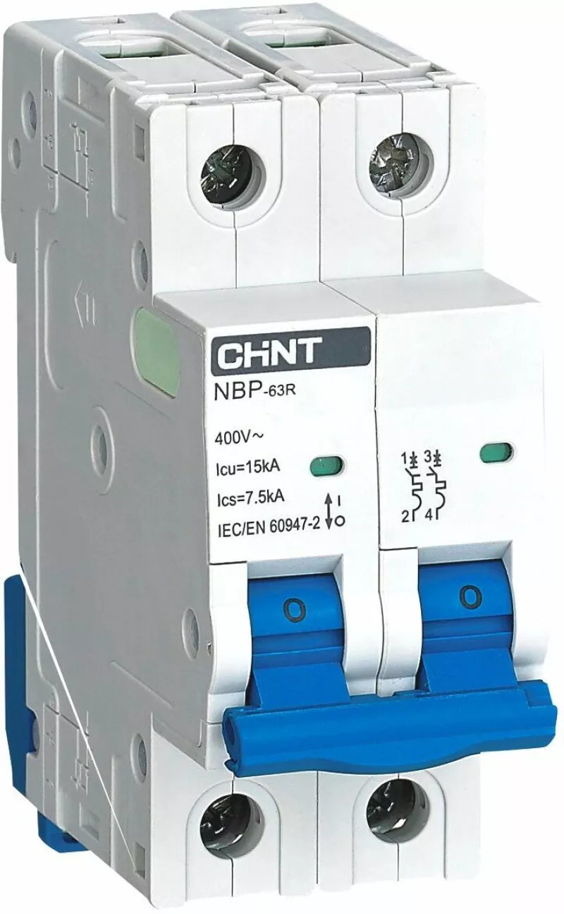   Chint NBP-63R - 2P - 50A -  C - 15kA - 2M - 400 