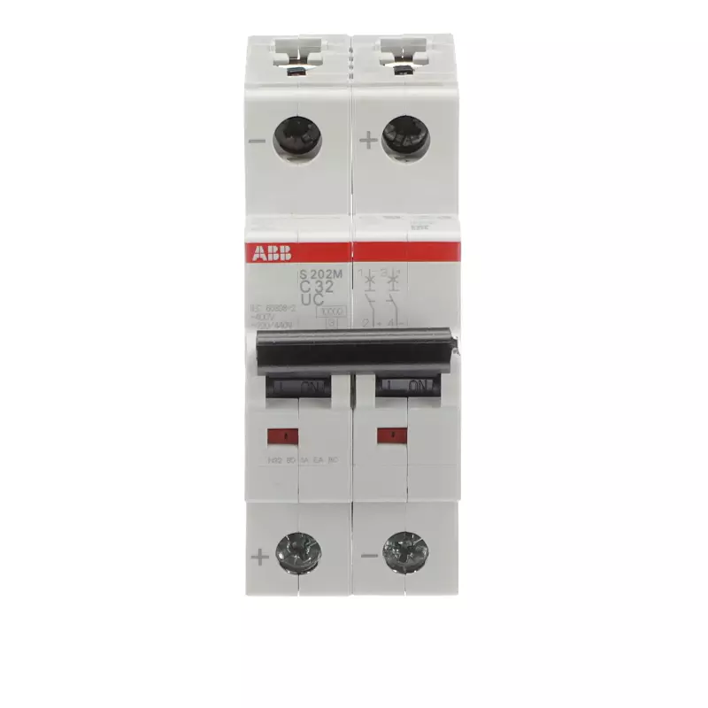   ABB S202M UC - 2P - 32A - C - 10kA - 2M - 440