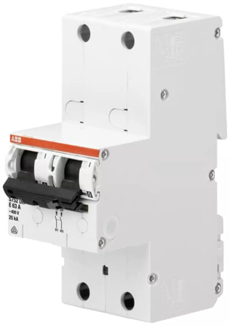   ABB S752DR - 2P - 16A - K - 25kA - 400