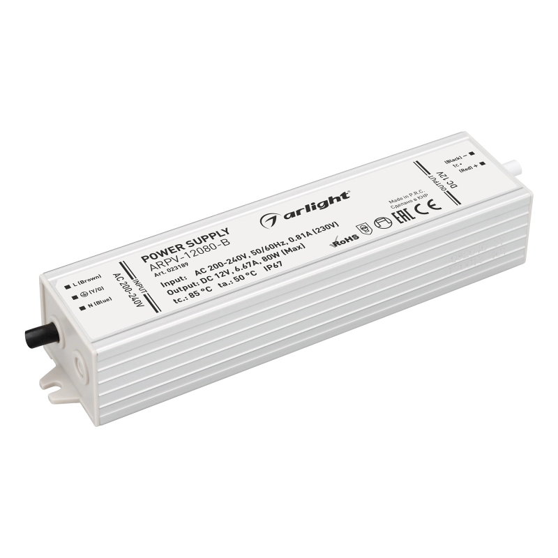   ARPV-12080-B (12V, 6.7A, 80W)