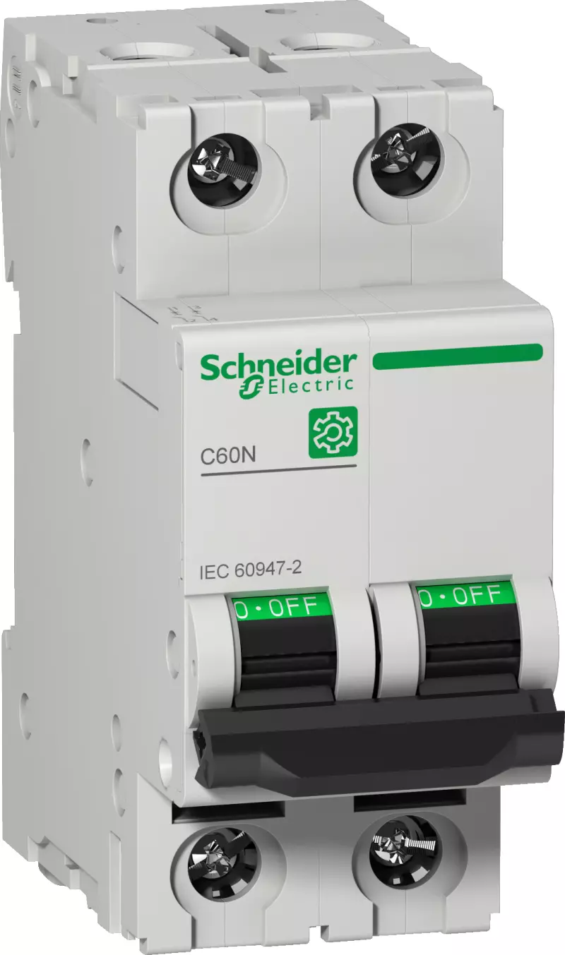   Schneider Multi9 C60N - 2P - 3A - C - 10kA - 2M - 415