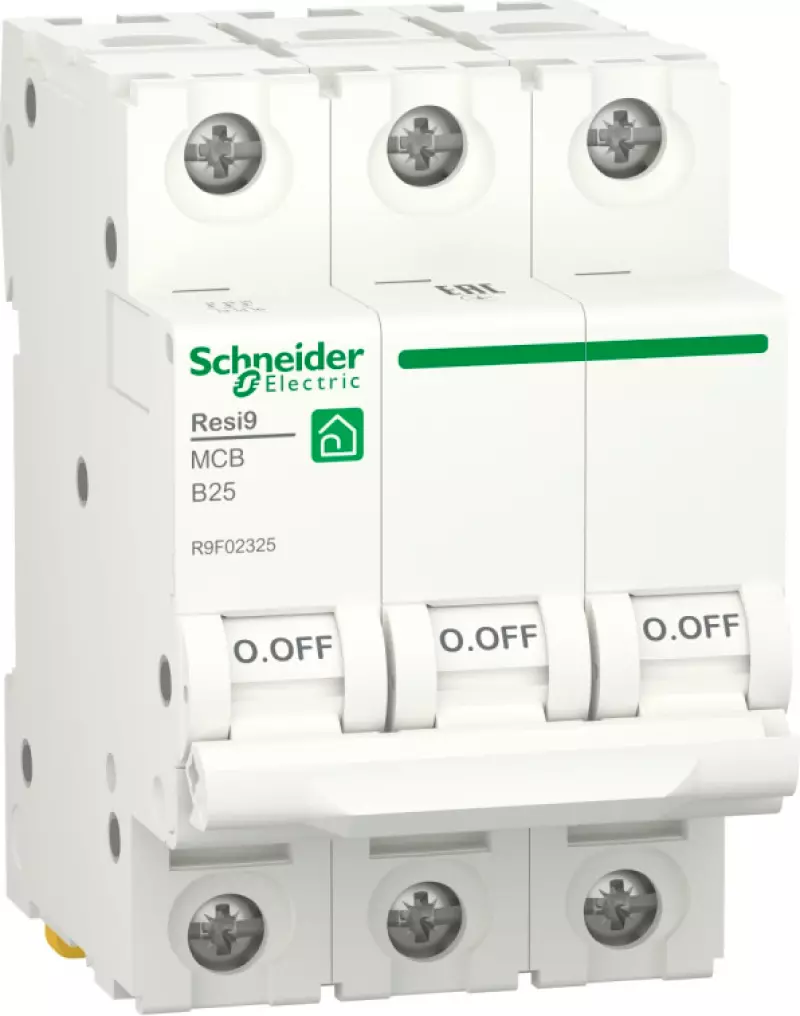   Schneider Resi9 - 3P - 25A - B - 6kA - 3M - 400