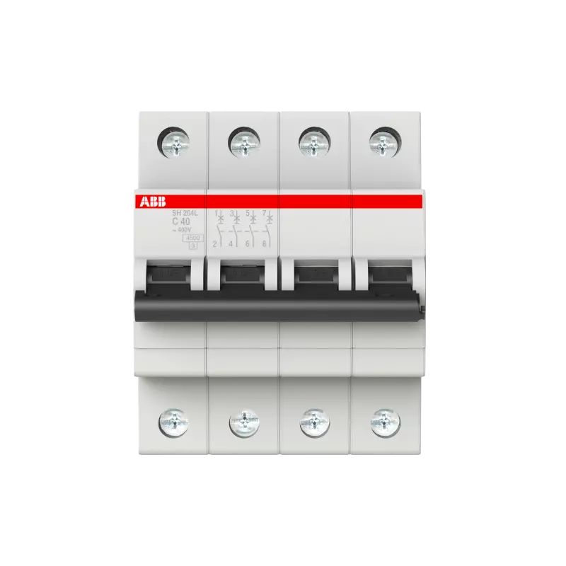   ABB SH204L - 4P - 40A - C - 4.5kA - 4M - 400