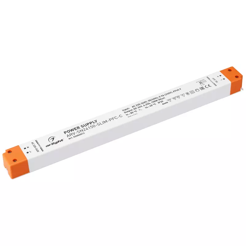   ARV-SN24150-SLIM-PFC-C (24V, 6.25A, 150W)