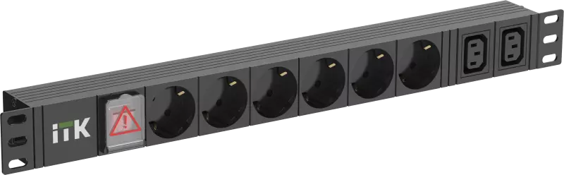 ITK PDU 6  . . + 2 13 LED 1U . 2 . .