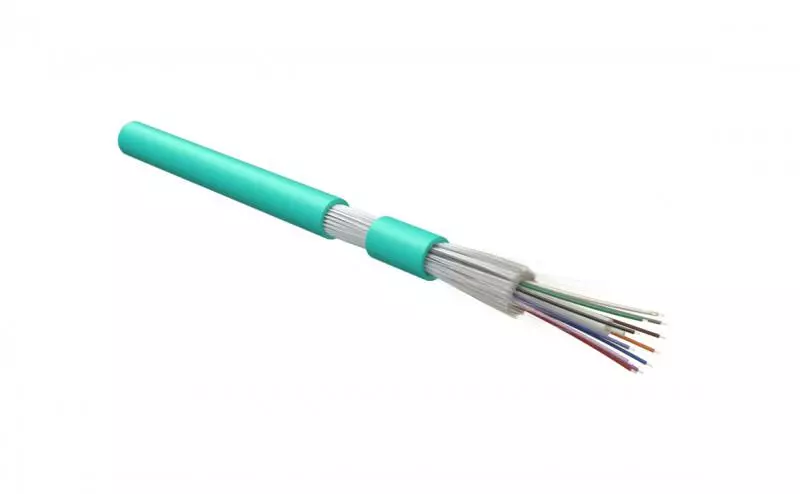 Hyperline FO-DT-IN-503-16-HFLTx-AQ  - 50/125 (OM3) , 16 ,    (tight buffer),   , HFLTx, 40C  +70C,  (aqua)